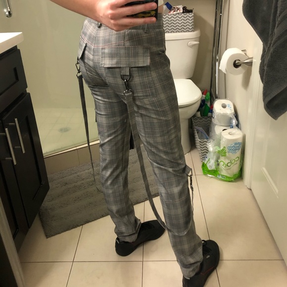 LF PLAID PARACHUTE PANTS - Picture 3 of 7